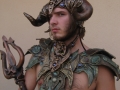 Zack in chestplate and horns