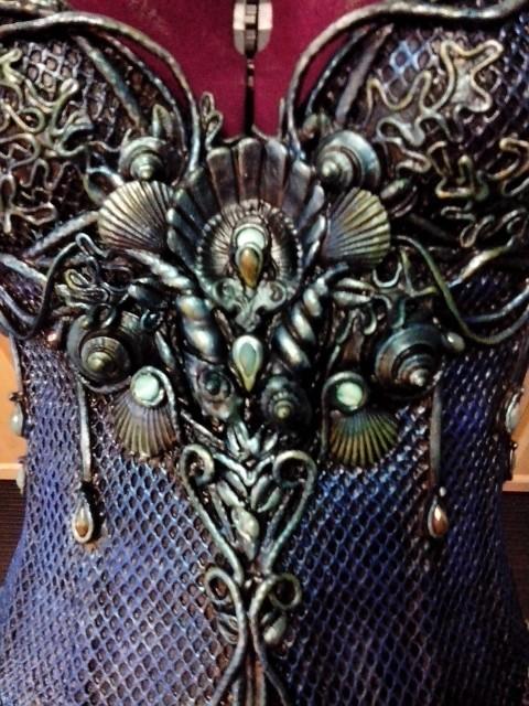 mermaid corset detail