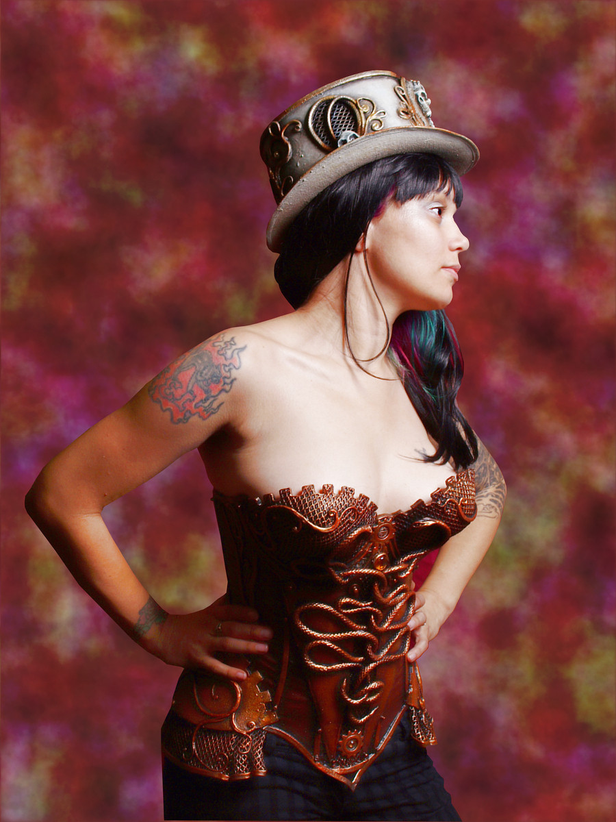 Steampunk Medusa corset