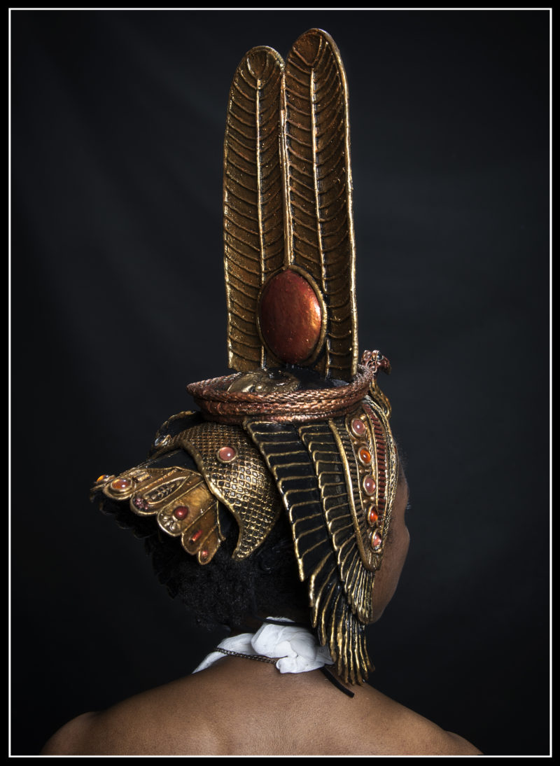 Nefertari Headdress is a Showpiece Organic Armor