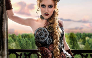 Hannah's steampunk corset
