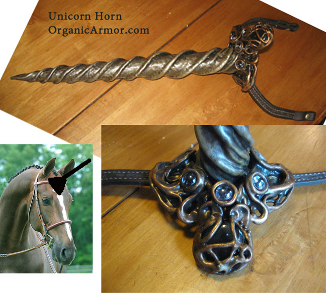 Unicorn horn for a horse