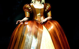 wooden dress